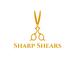 Golden Shears Grooming  logo design