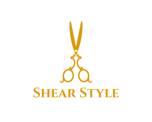 Golden Shears Grooming  logo design