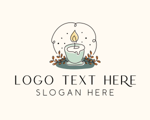 Ornamental Candle Light Logo