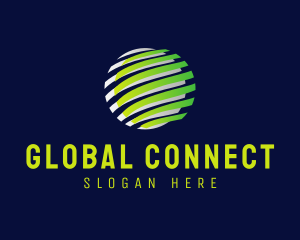 Globe - Cyber Tech Globe logo design
