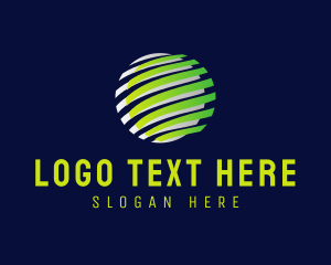 Internet - Circle Stripes logo design