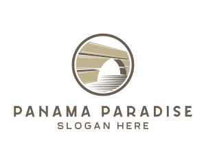 Panama - Brown Arch Bridge logo design