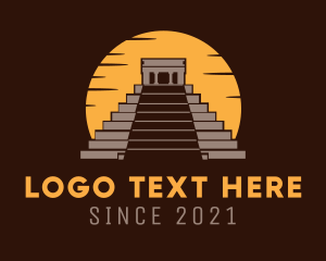 Archeology - Rustic Vintage Pyramid logo design