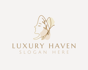 Glamorous - Luxury Beauty Salon logo design