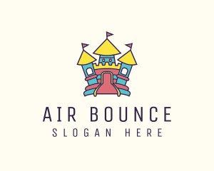 Inflatable - Inflatable Palace Playground logo design