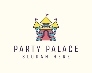 Inflatable Palace Playground logo design