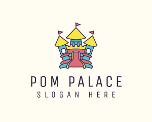 Inflatable Palace Playground logo design