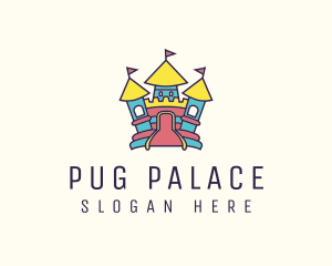 Inflatable Palace Playground logo design