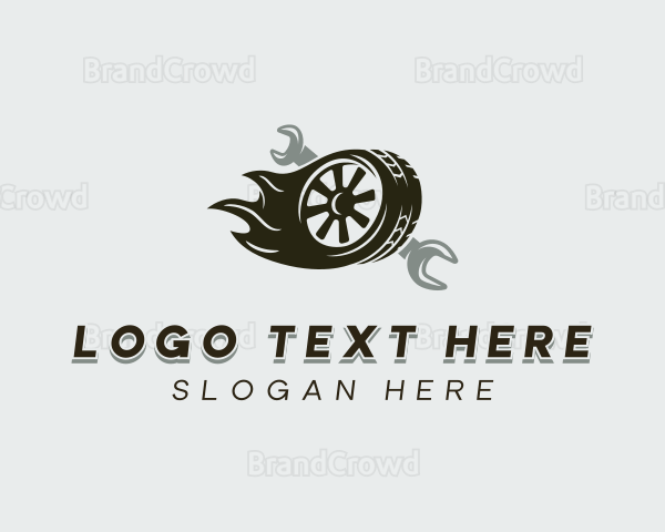 Tire Repair Automotive Logo