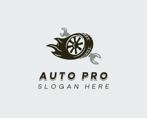 Tire Repair Automotive Logo