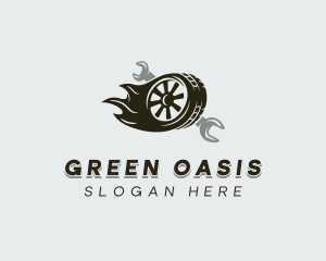 Auto - Tire Repair Automotive logo design