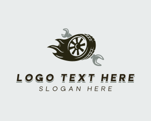 Tire Repair Automotive Logo