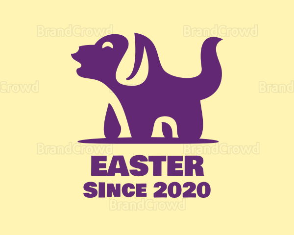 Barking Pet Dog Logo