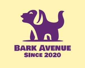 Barking Pet Dog logo design