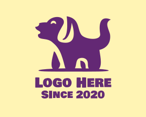 Dog - Barking Pet Dog logo design