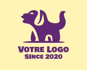 Barking Pet Dog logo design