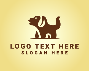 Pet Dog Puppy logo design