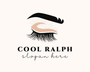 Beauty Lashes Makeup logo design