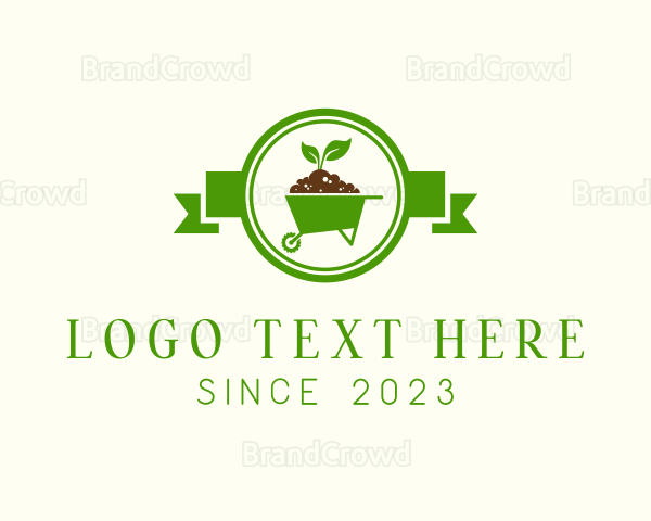 Gardening Soil Cart Logo