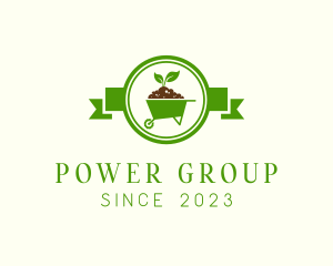 Equipment - Gardening Soil Cart logo design