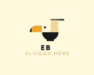 Food - Toucan Noodle Bowl logo design