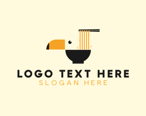 Bowl - Toucan Noodle Bowl logo design