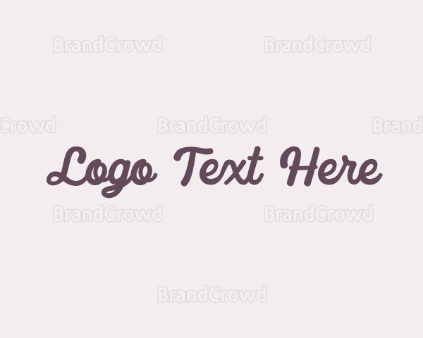 Script Beauty Business Logo