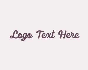 Beauty - Script Beauty Wordmark logo design