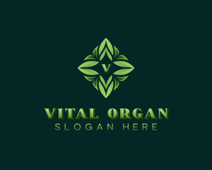 Vegan Herbal Gardening logo design