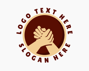 Help - Brotherhood Hand Sign logo design