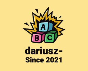 Early Learning - Letter Blocks Kindergarten logo design
