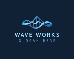 Genetics Wave Biotech logo design