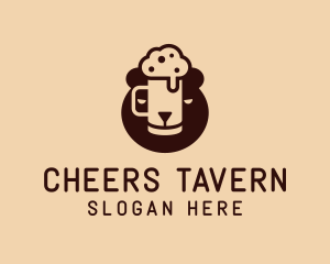 Beer Pub Bear logo design