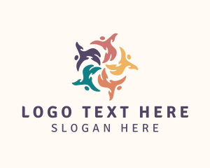 People - People Support Group logo design