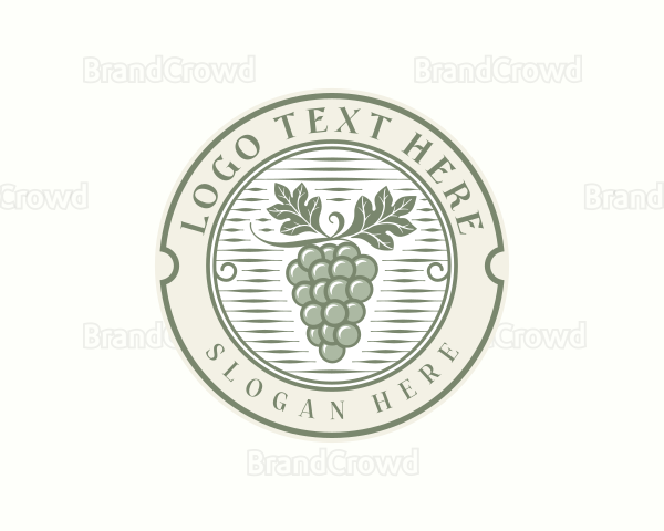 Grapes Farmers Market Logo