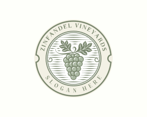 Grapes Farmers Market logo design