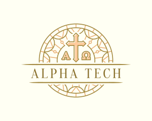 Alpha - Religious Christian Church logo design