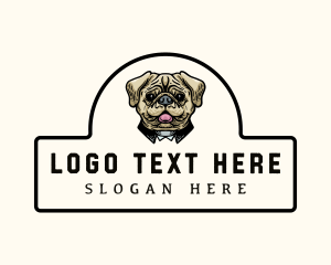 Puppy Dog Grooming logo design