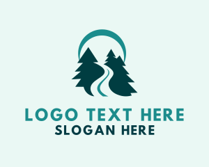 Background - Forest Road Trip logo design