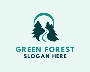 Forest Road Trip logo design
