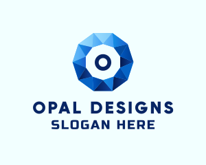 Opal - Sapphire Gem Jewelry logo design