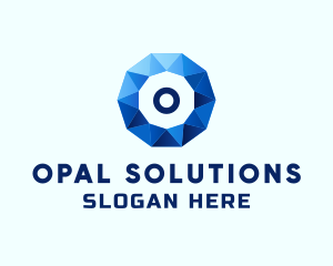 Opal - Sapphire Gem Jewelry logo design