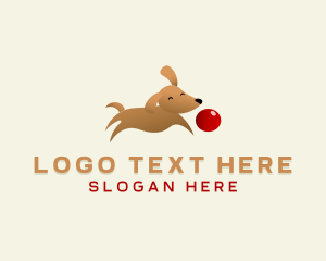 Cute Dog - Cute Dog Ball logo design