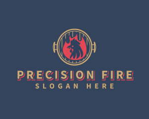 Fire Chicken Grill logo design