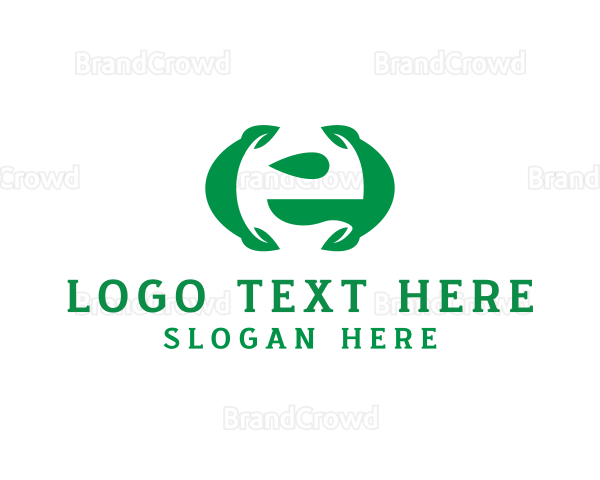 Eco Friendly Leaf Organic Logo