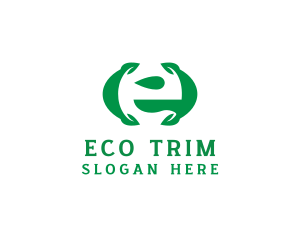 Eco Friendly Leaf Organic  logo design