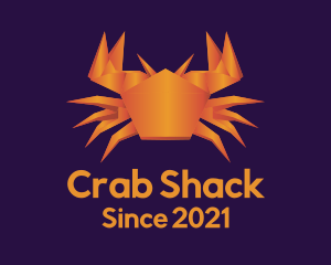 Orange Crab Origami logo design