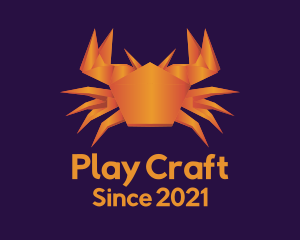 Orange Crab Origami logo design