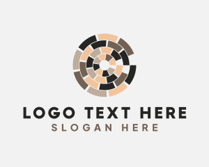 Floor - Pattern Flooring  Tile logo design
