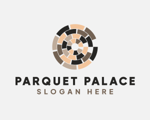 Parquet - Pattern Flooring  Tile logo design